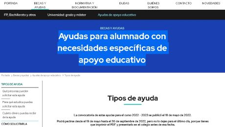 becas ministerio